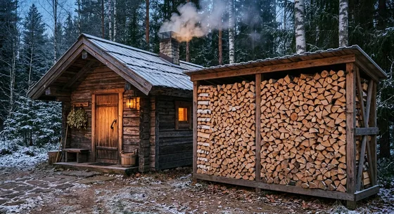 Укладка дров в Юпитере, переулок Тихий, 6